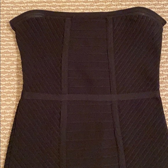 🔥🔥 STRETTA Black Strapless Bandage Dress - Picture 3 of 8